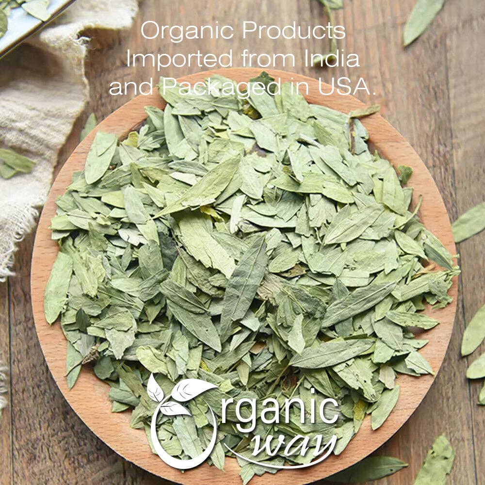 Senna Leaf Cut & Sifted (Cassia angustifolia) - Herbal Tea | Kosher & USDA Certified | Vegan, Non-GMO & Gluten Free | Tested for Heavy Metal | 100% Raw from India