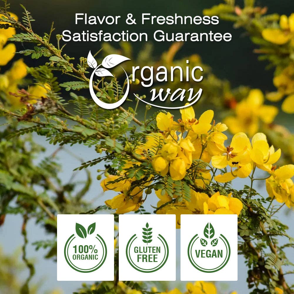 Senna Leaf Cut & Sifted (Cassia angustifolia) - Herbal Tea | Kosher & USDA Certified | Vegan, Non-GMO & Gluten Free | Tested for Heavy Metal | 100% Raw from India
