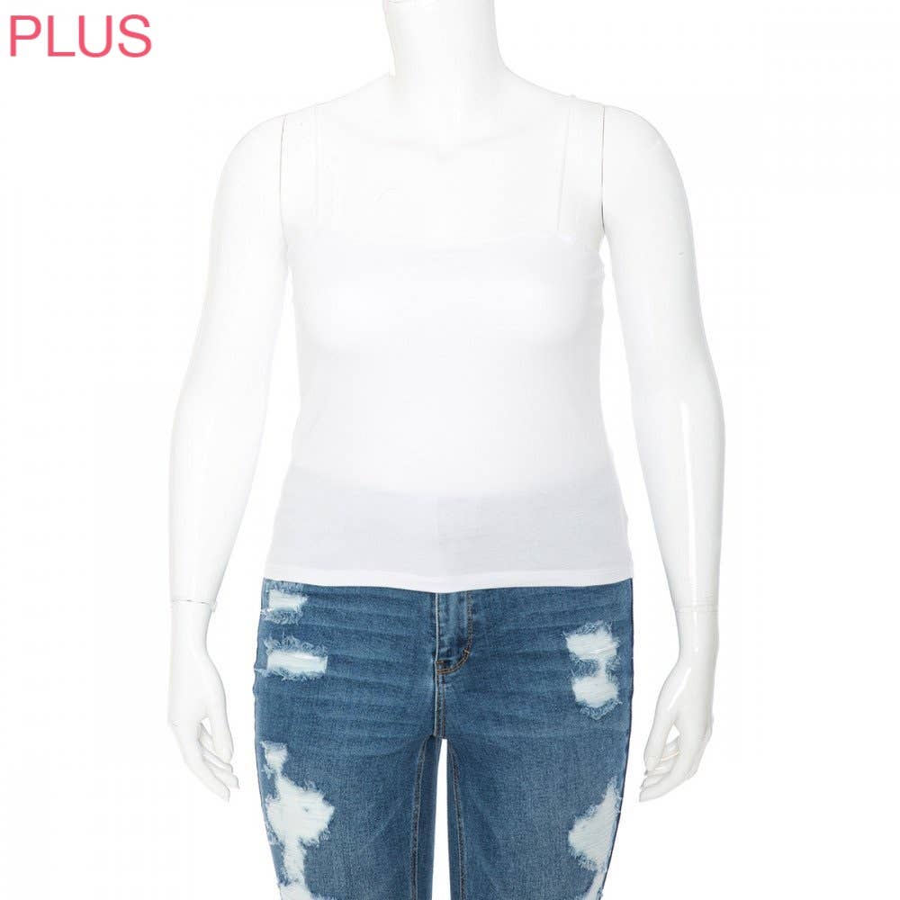 PLUS SKINNY STRAP TUBE BRAMI TOP