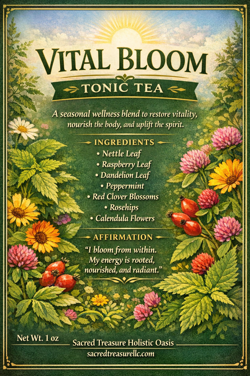 Vital Bloom Tonic Tea